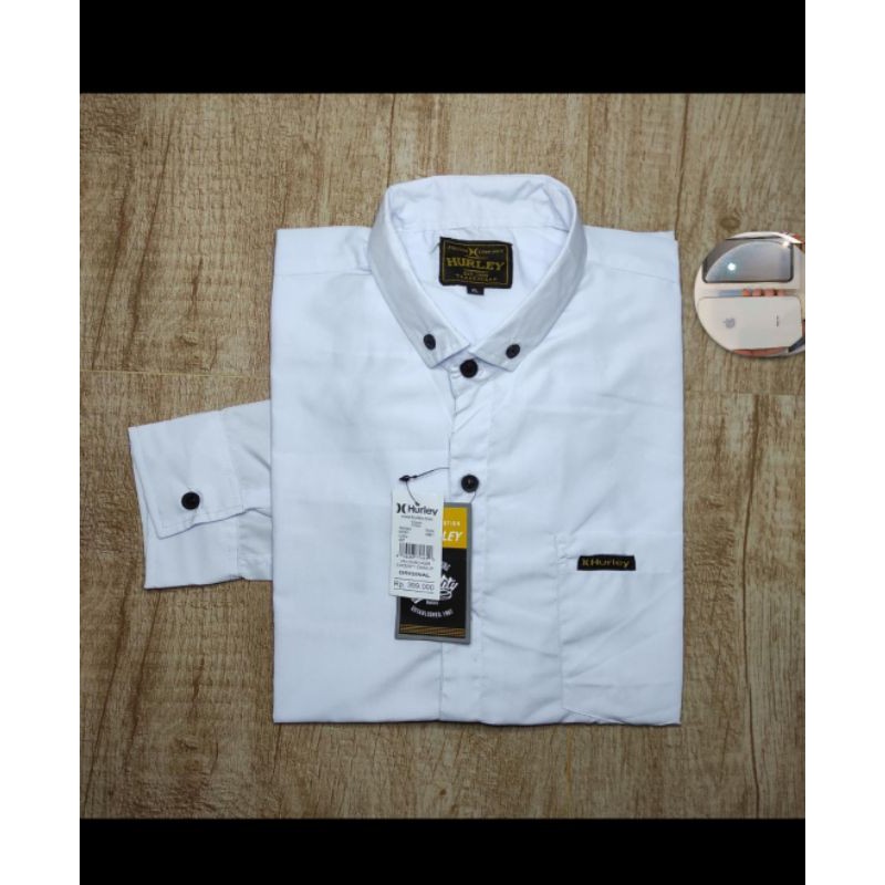 HEM KEMEJA PUTIH HURLEY || Fluent Clothing