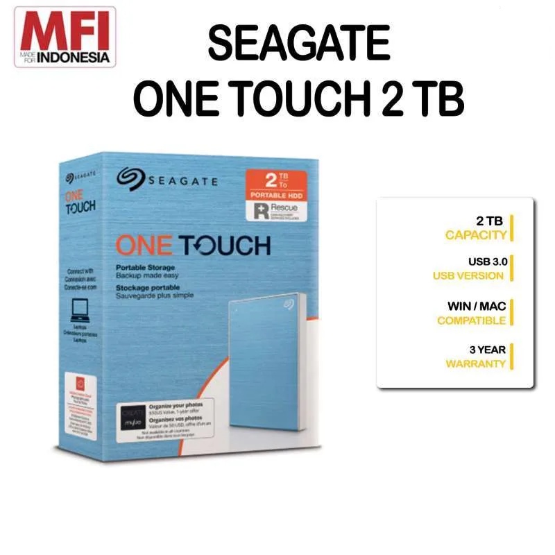 Harddisk External Seagate One Touch 2TB