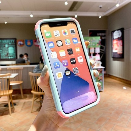 Casing Hardcase iPhone 13 14 Pro Max 12 Pro Max Mini XS Max XR X 11 Pro Max 7 8 Plus Shockproof Motif Militer