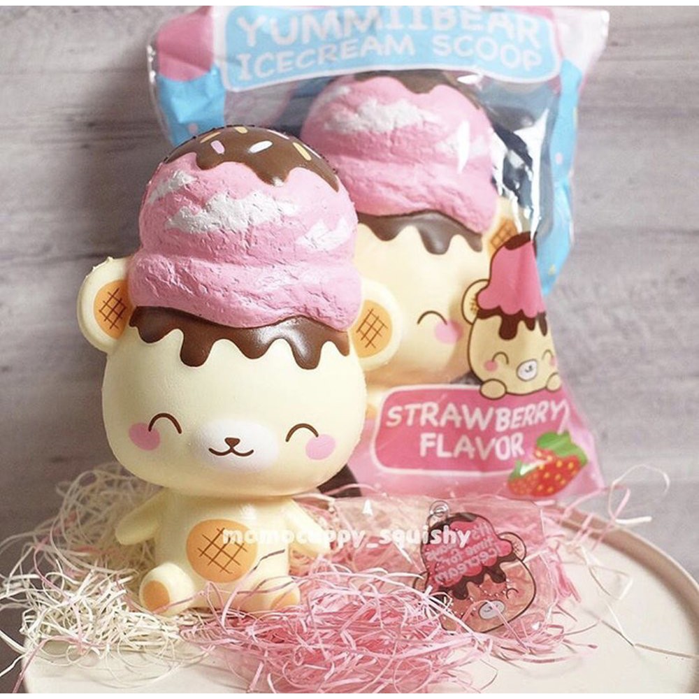 Unik Squishy licensed yummiibear scoop by creamiicandy 100 ORIGINAL Diskon