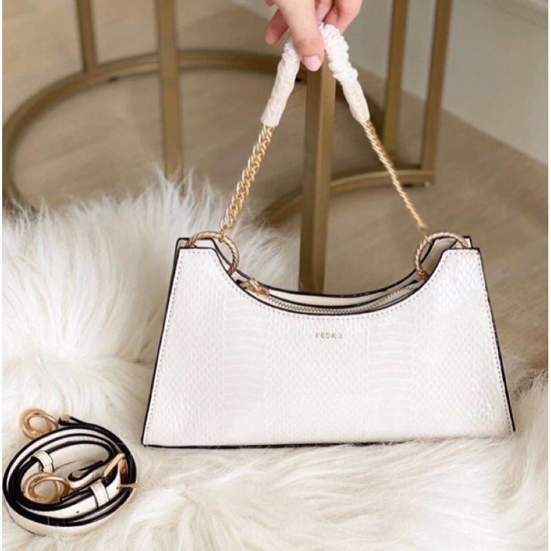 PEDRO SHOULDER BAG HOBO SNAKE EFFECT SLING BAG - TAS PEDRO HOBO LISA SNAKE EFFECT