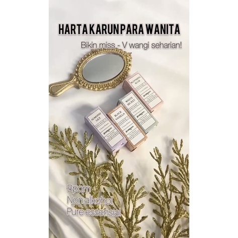 Vscents Geamoore 3ml Essensial Parfume Parfum kewanitaan BPOM Ready Stock