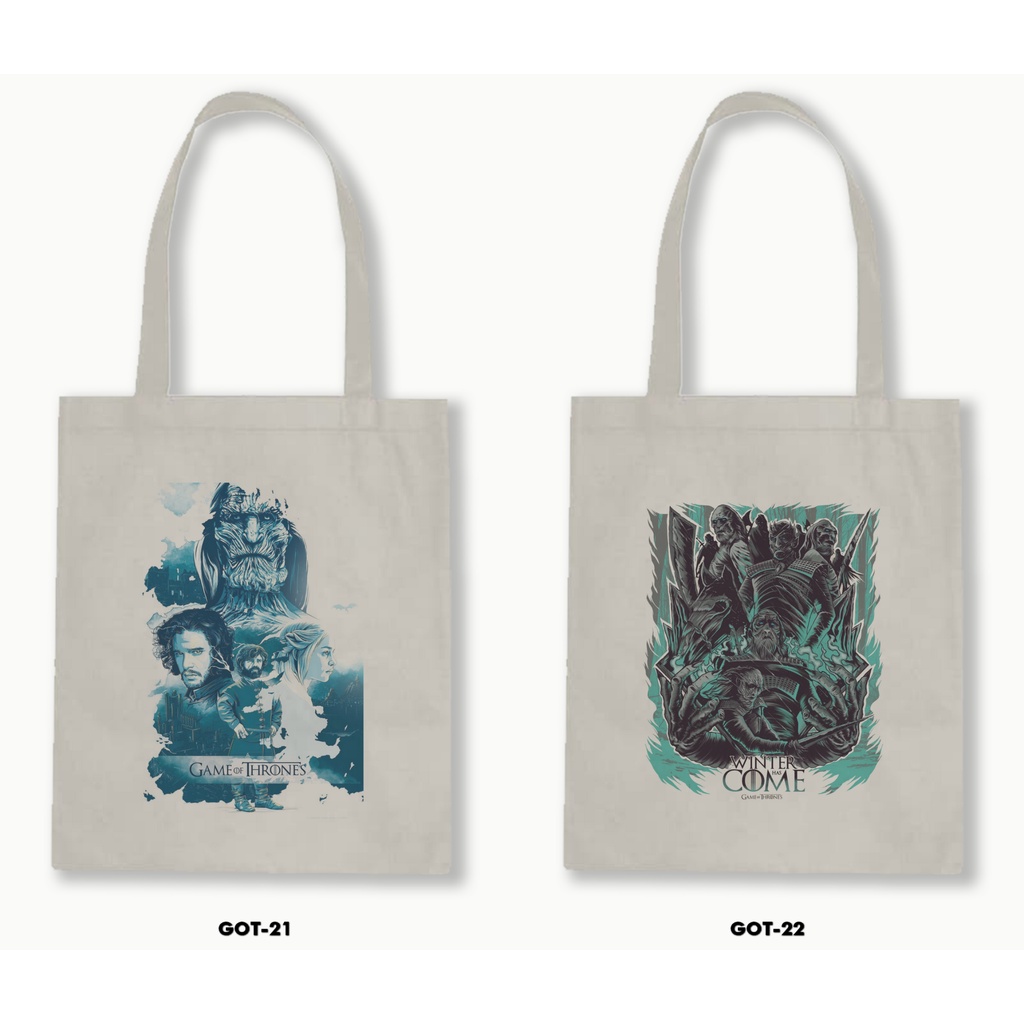 TOTE BAG BLACU- GAME OF THRONES 02