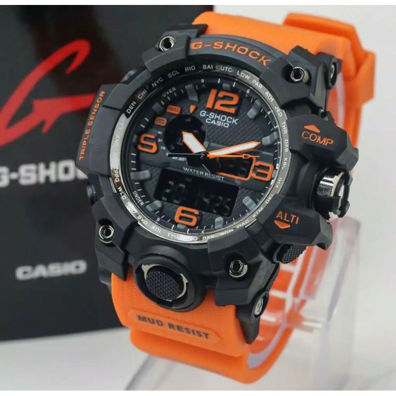 Jual Wbs Jam Tangan Pria Baterai Anti Air Rubber Sport Casio G Shock