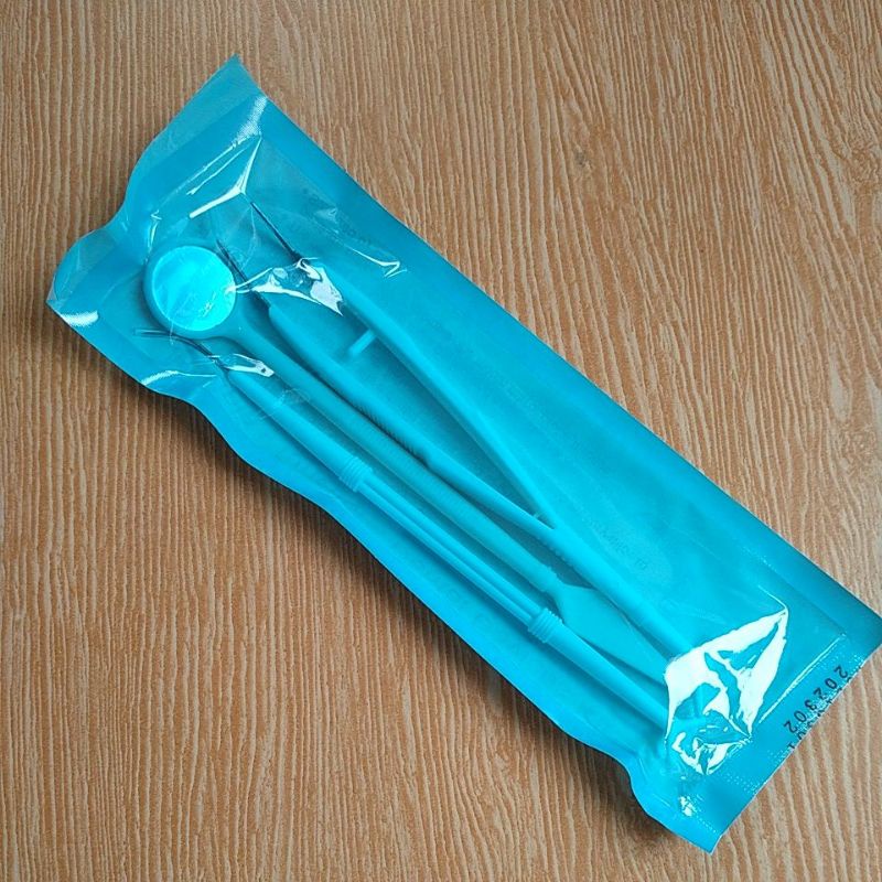 Disposable dental kit pinset, sonde, kaca mulut