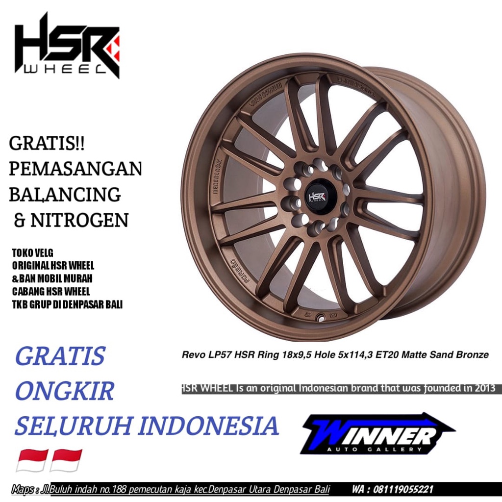 Velg Racing HRV Captiva Almaz Ring 18 Concave