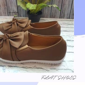 ✻ Vahn SUKI Sepatu Flat Shoes Kerja Wanita Casual Santai Hitam Abu FMD05 ✮