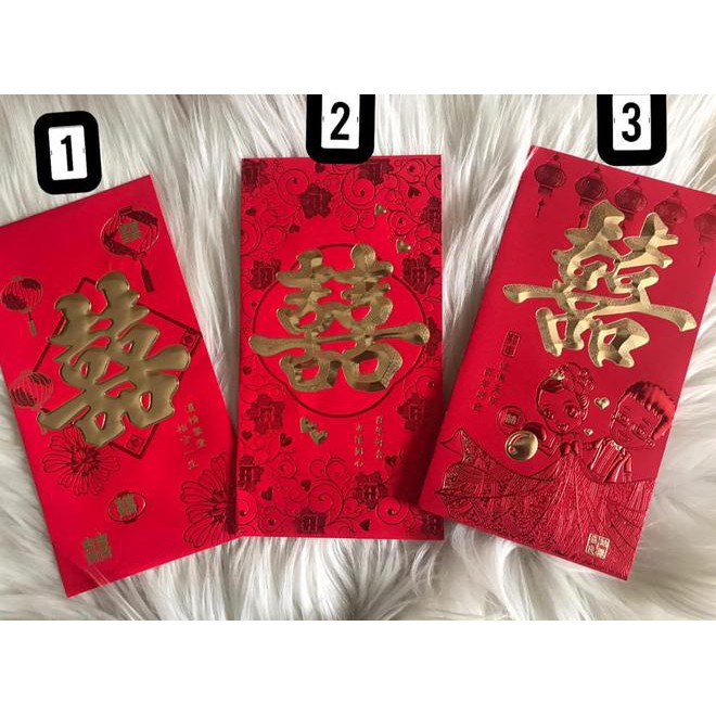 

Angpao Shuang Xi Nikah Merit Double Happiness Besar Ampau Wedding