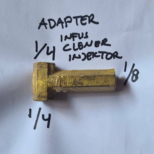 nepel sambungan adapter alat infus injektor cleaner