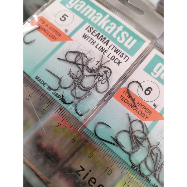 Kail Pancing Gamakatsu 17216 Iseama Twist with Line Lock