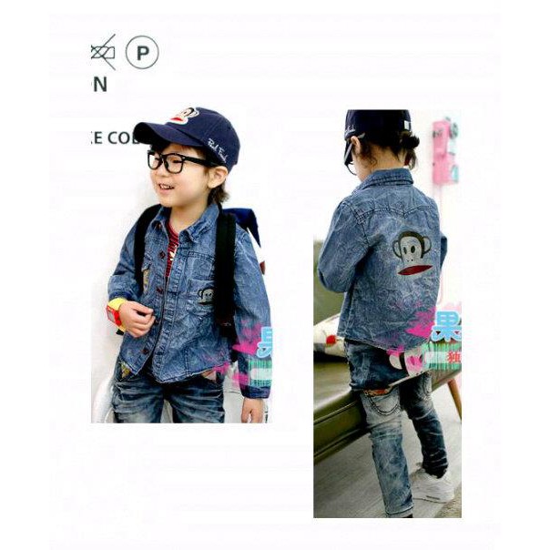 JAKET ANAK PAUL FRANK DENIM
