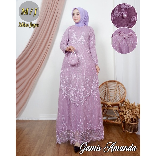 Gamis  amanda mirajaya / gamis duyung/ gamis seragaman