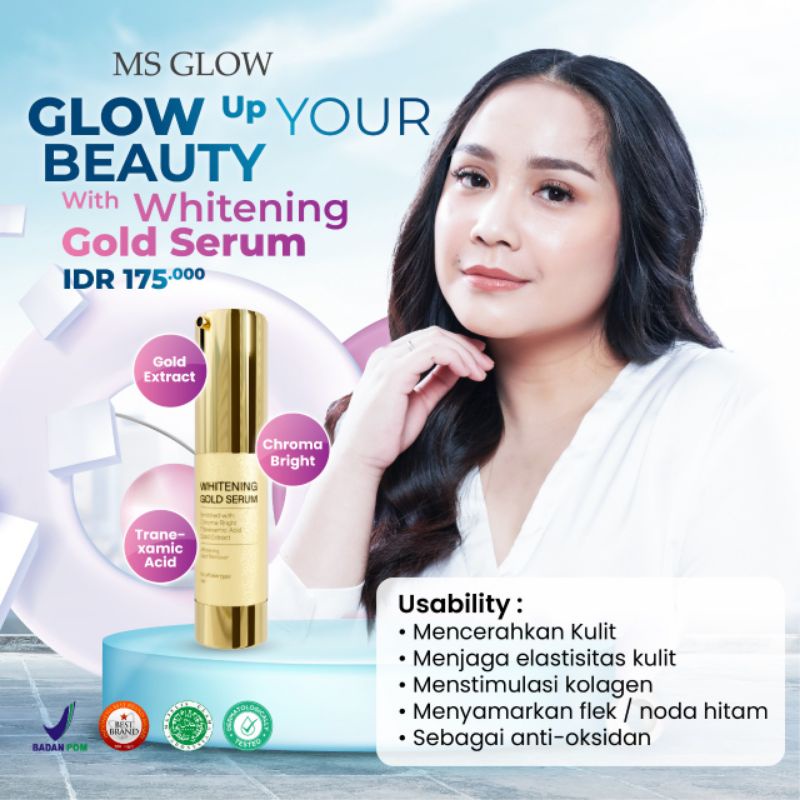 Serum Gold Whitening MS GLOW.