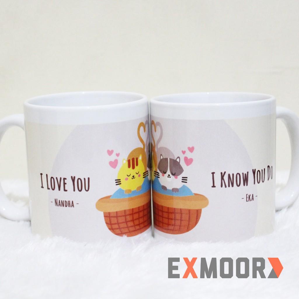 Mug Couple Cat