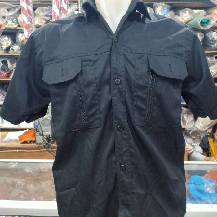 KEMEJA PDL PENDEK HITAM