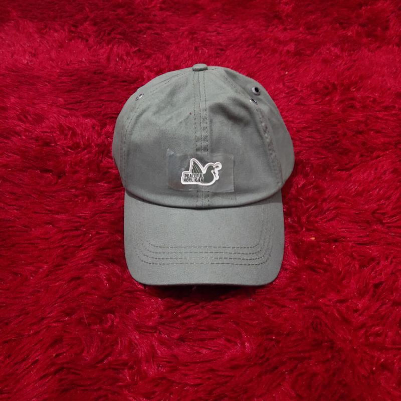 Topi Cap Peaceful Hooligan Khaki Original