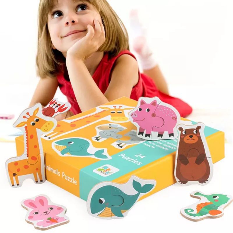 matching puzzle / jigsaw puzze / puzzle anak