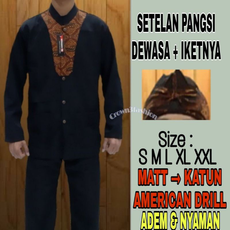 SETELAN PANGSI KATUN ADEM ONE SET BAJU SILAT √ COD OK