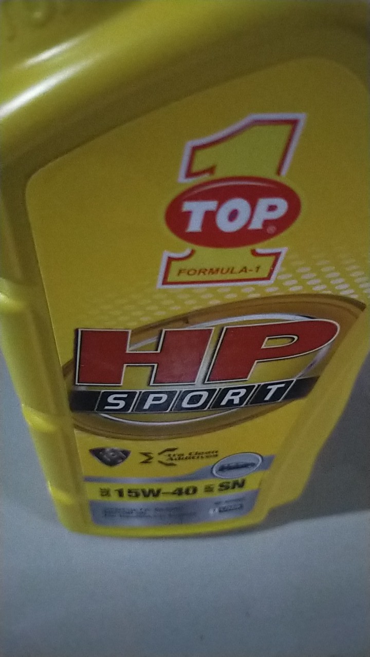 Oli Mesin Mobil Top One Hp Sport 15w-40 Api Sn 1 Liter Made In Usa