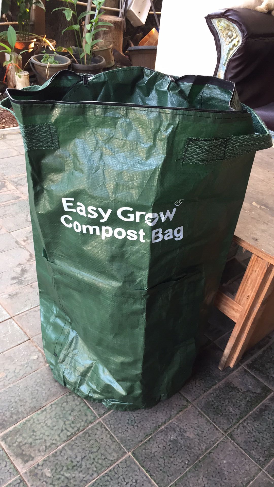 Tas Kompos Easy Grow 80 Liter Olah Limbah Daun Organik Compos Bag