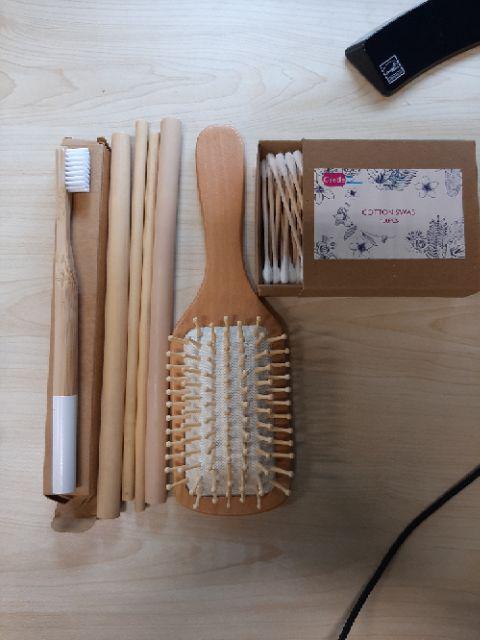 [bambu 22] Sedotan Bamboo Straw Zero Waste 22cm