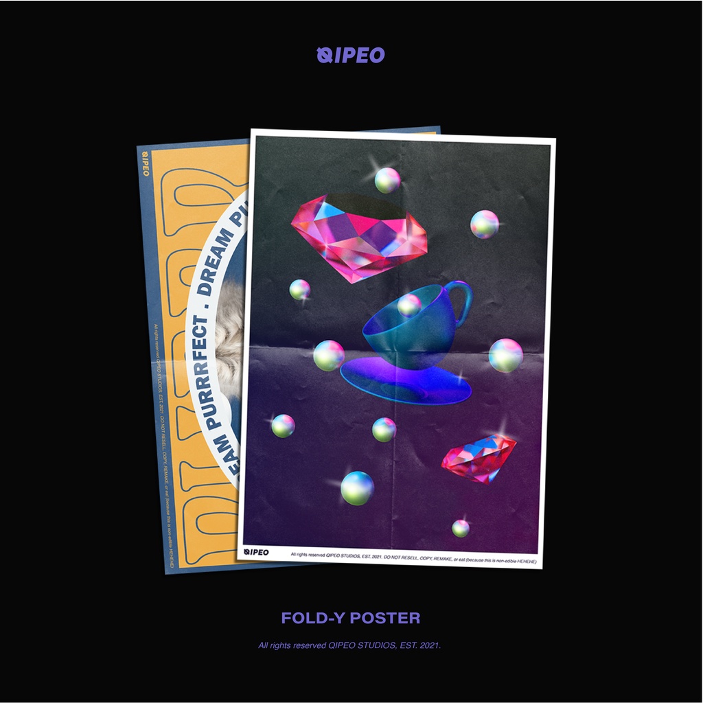 DPR "DREAM" VOL.1 // A3 FOLDED POSTER TWO SIDES (KHH KHHRNB UNOFFICIAL MERCH)
