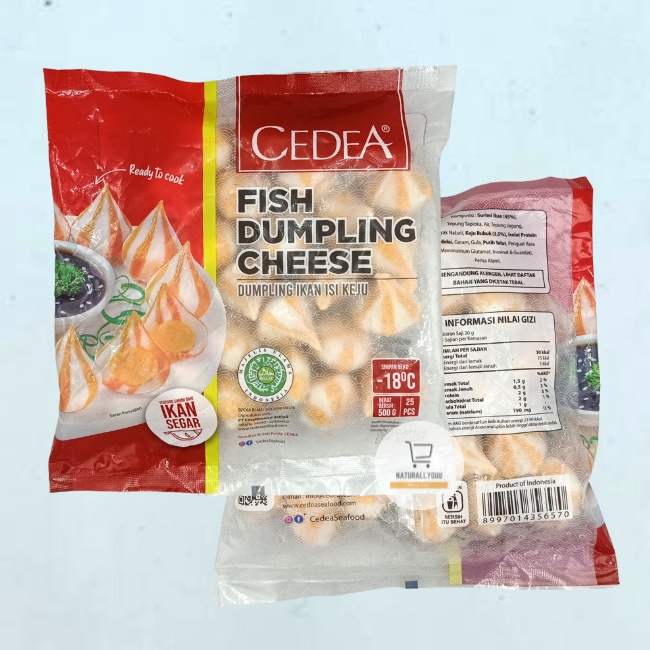 Cedea Dumpling Keju Baso isi keju 500gram Cheese Dumpling