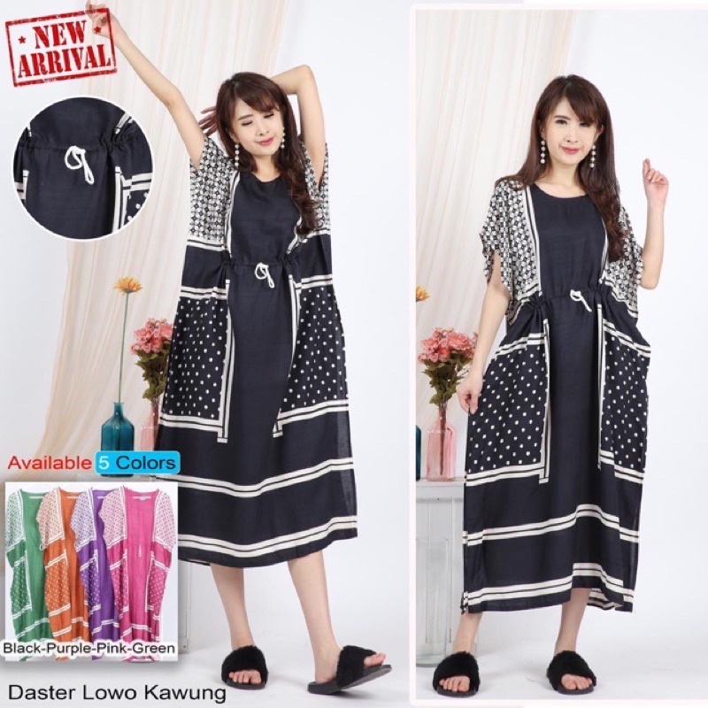 Daster Lowo Jumbo Catur Kekinian Bumil Busui Murah Adem Best Seller-LW KAWUNG