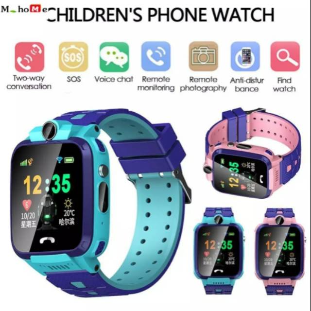 JAM HP IMOO Q12 JAM HP ANAK CANGGIH BISA TELPONAN TRACKING GPS LACAK DI MANA ANAK. ANTI AIR