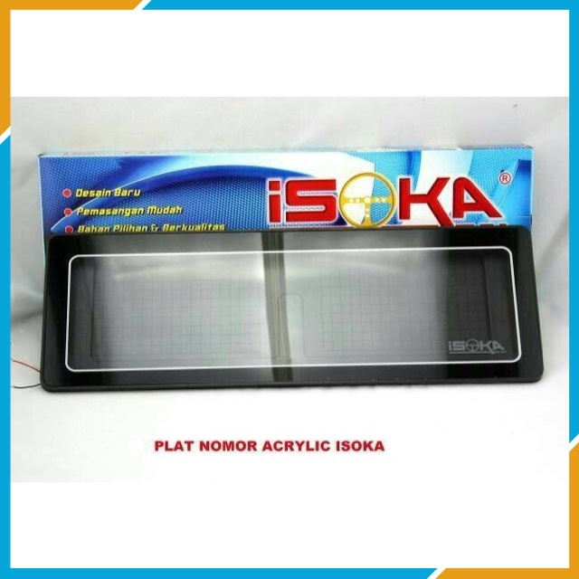 VARIASI TEMPAT / DUDUKAN PLAT NOMOR MOBIL SLIM / MIKA ISOKA