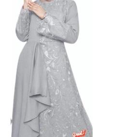 ➧ zolana dress / gamis brukat indahlia ℗
