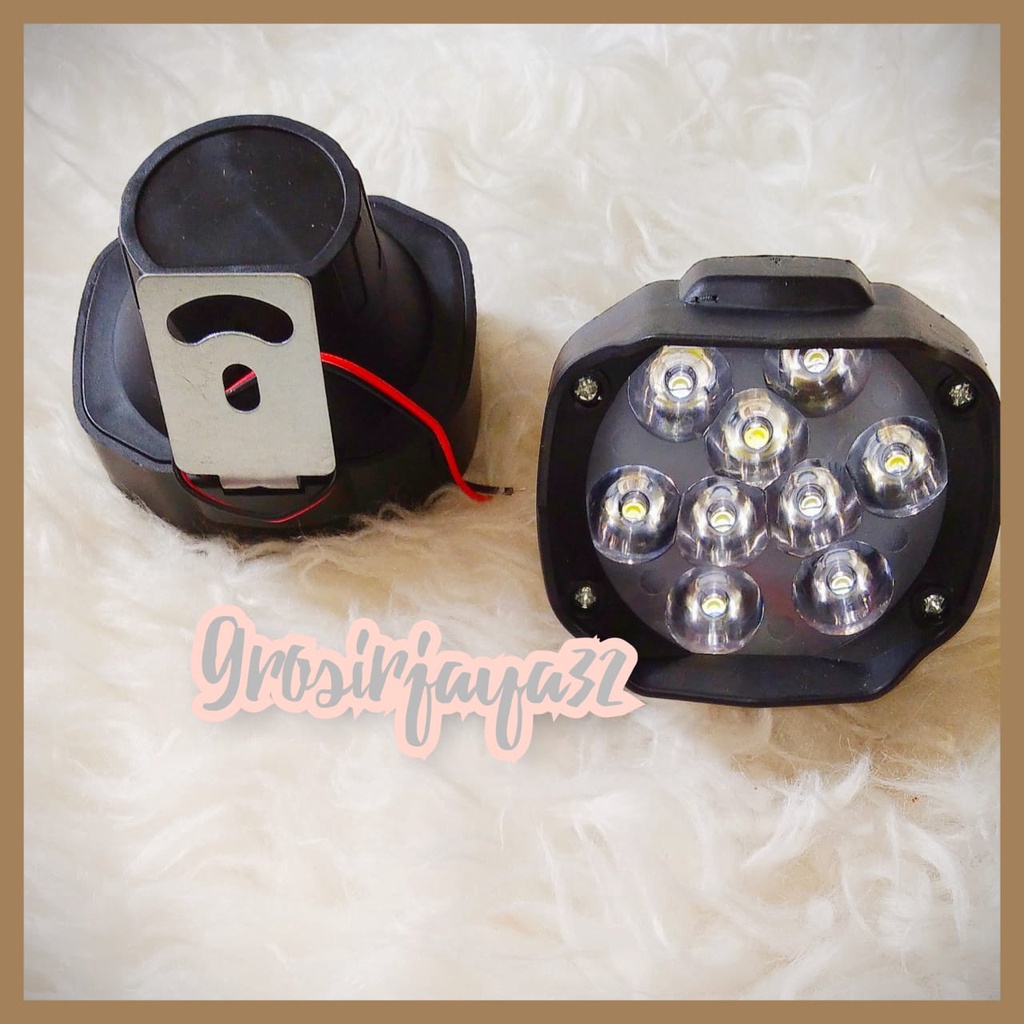 Lampu Tembak Sorot LED Spion Motor Cree 6 + 3 Mata 9 Titik 10 Watt 10W T9C 10Watt