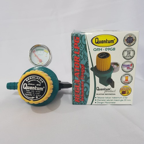 REGULATOR GAS METER QUANTUM QRH 09 GB REGULATOR DENGAN TEKANAN TINGGI
