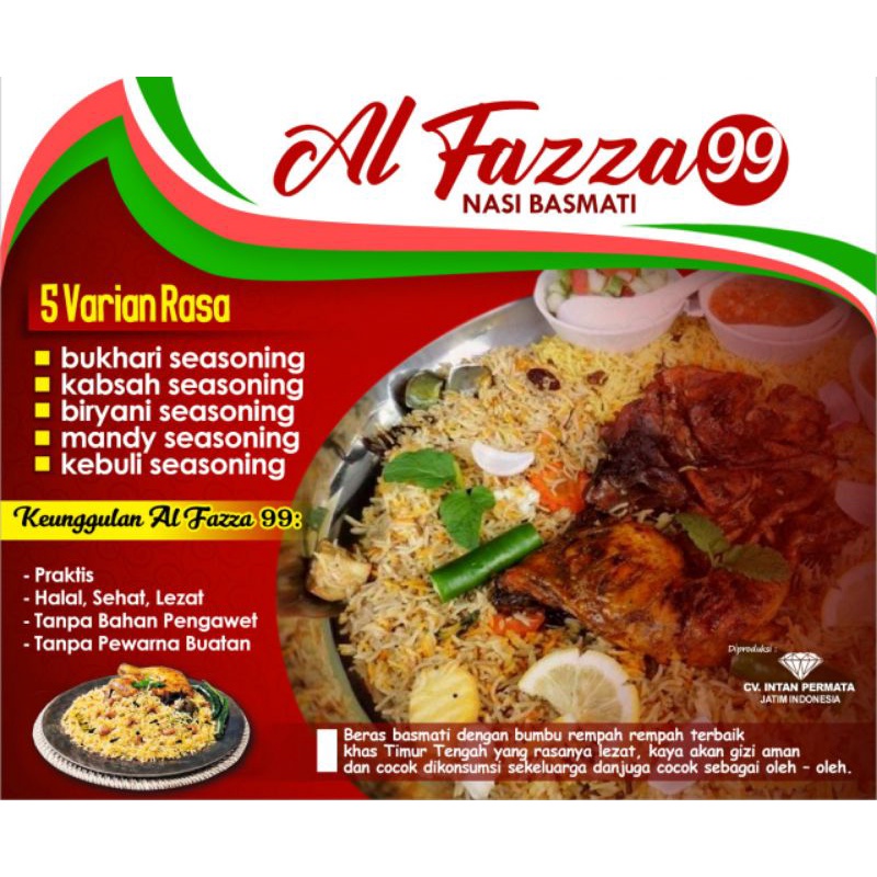 

Beras Basmati Beras Arab AL FAZZA 99 / oleh oleh