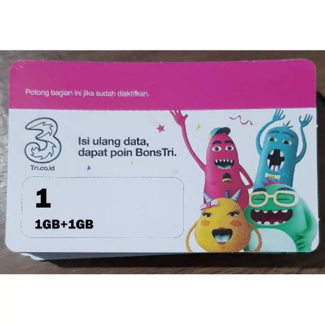 VOUCHER KUOTA 3 2GB MURAH