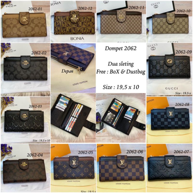 DOMPET IMPORT PREMIUM + DUSTBAG DAN BOX