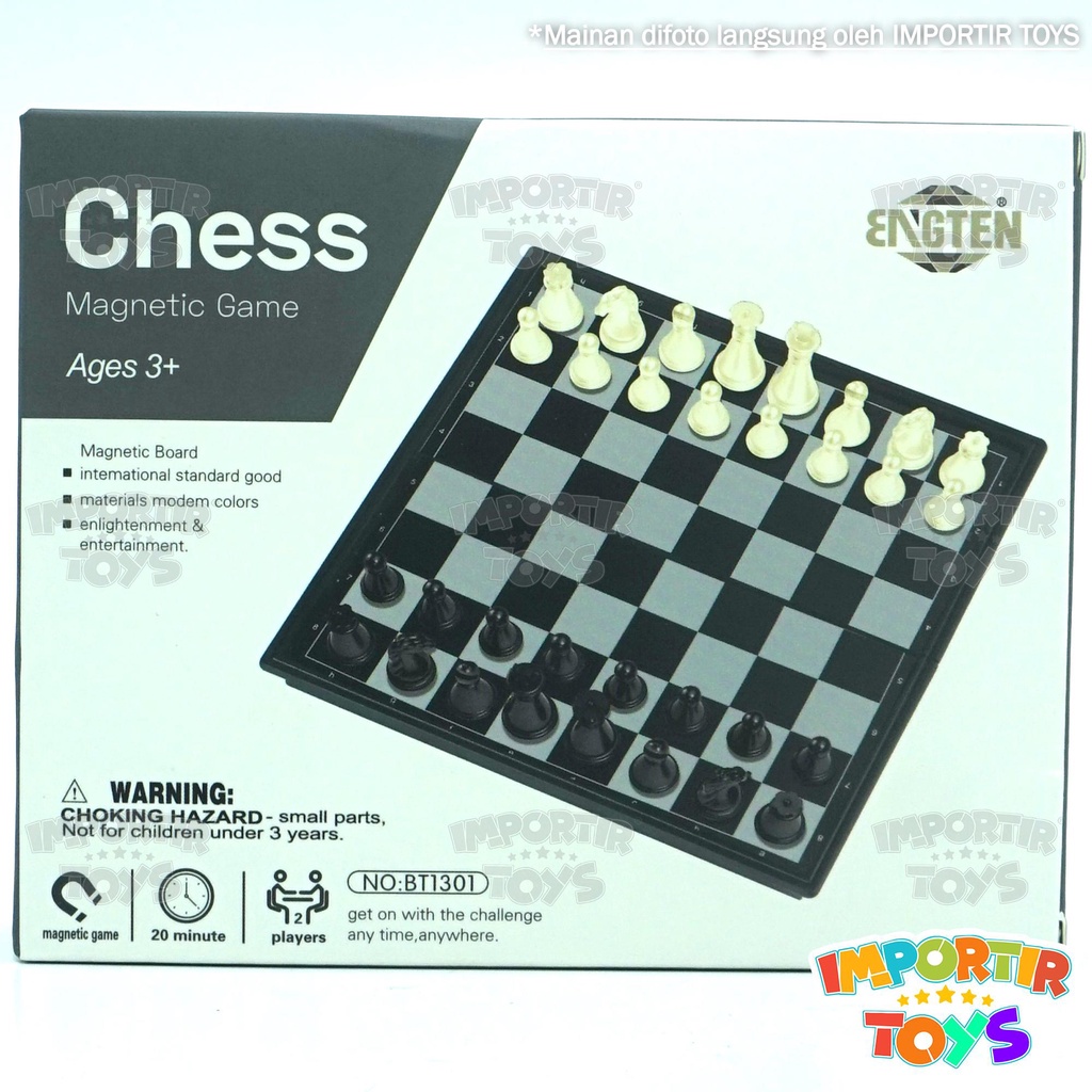 Catur Magnet Chess Game Magnetic Travelling Mudah Dibawa