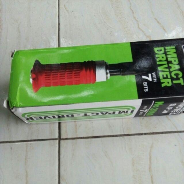 Vessel Obeng Gedor Set / Obeng Ketok Impact Driver  Set 7pcs