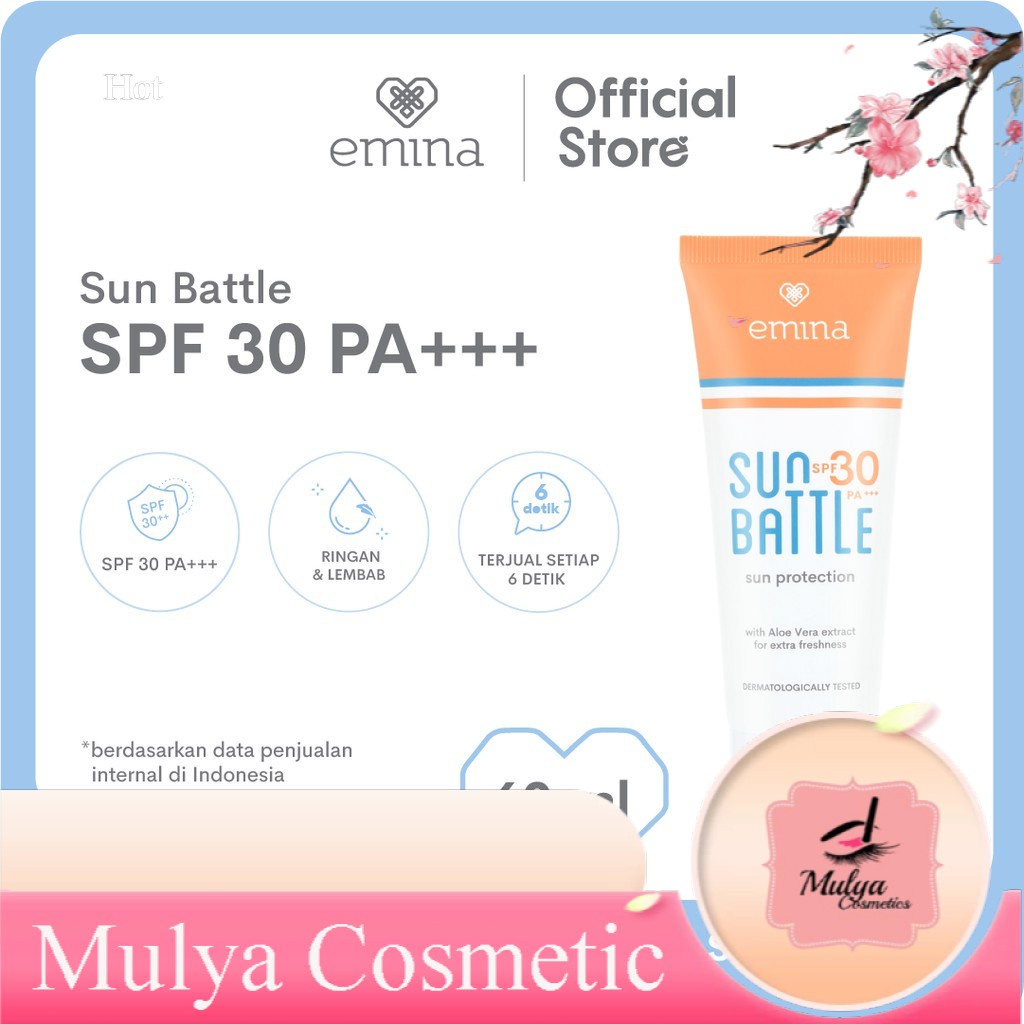 EMINA SUN BATTLE SPF 30 PA+++ 60 ML