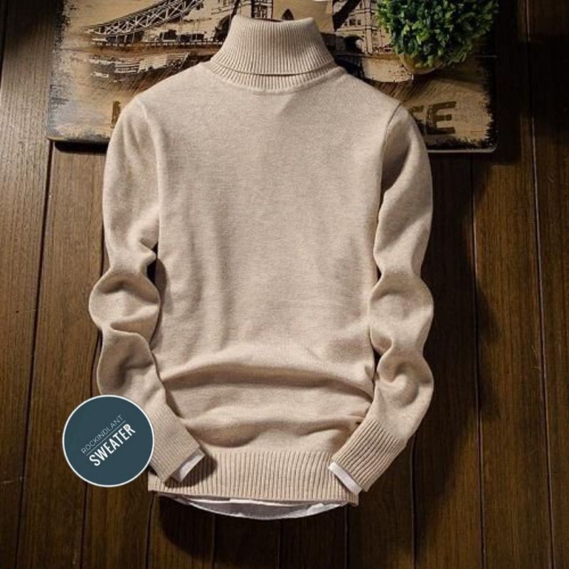 Sweater Turtleneck pria