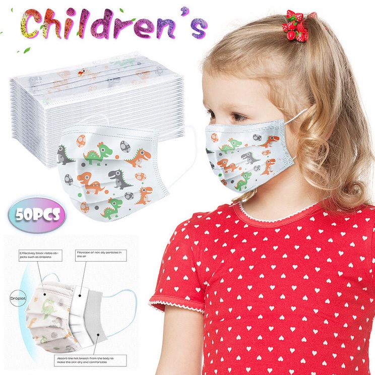 Masker Anak Duckbill Karakter 3ply 3D BTS Import Earloop Perempuan Laki-Laki Disposable Mask Kids Cewek Cowok Fashion Murah Grosir COD TOKO92