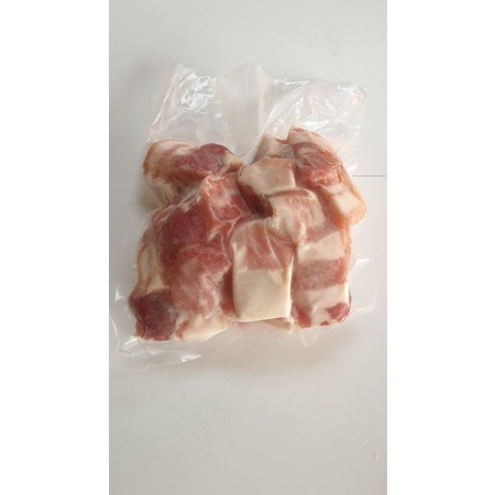 

Samcan / Daging samcan potong kotak / Pork belly cut cube 500gr