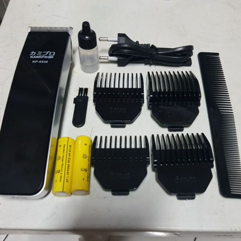 HAIR CLIPPER KAMI PRO 9530 cukuran rambut rechargeable alat cukur cas baby cut tidak berisik bisa untuk bayi dengan batetai a2 charge