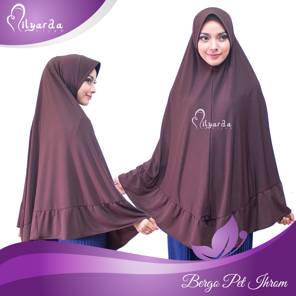 Jilbab Khimar Syari SYRIA NAJWA Size L Original Nizam Khimar Bergo