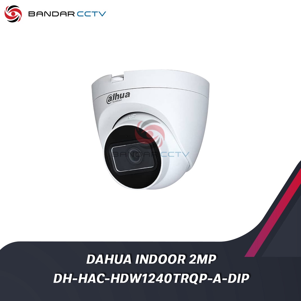 Kamera CCTV Dahua Indoor 2MP Built In Mic DH HAC HDW1240TRQP A DIP