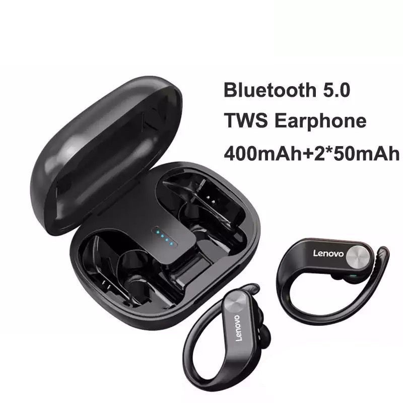 Headset Bluetooth lenovo True Wireless Bluetooth Earphone Sport TWS
