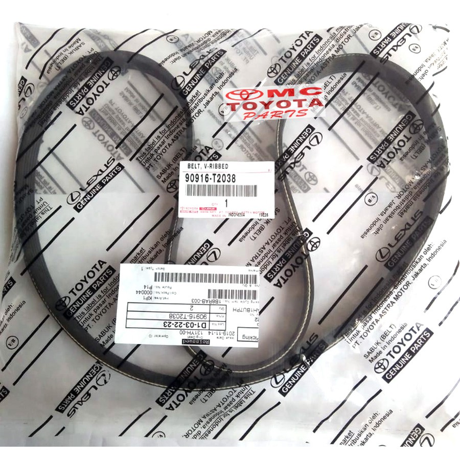 Tali Kipas (Fan/Van/V Belt) Sienta 90916-T2038