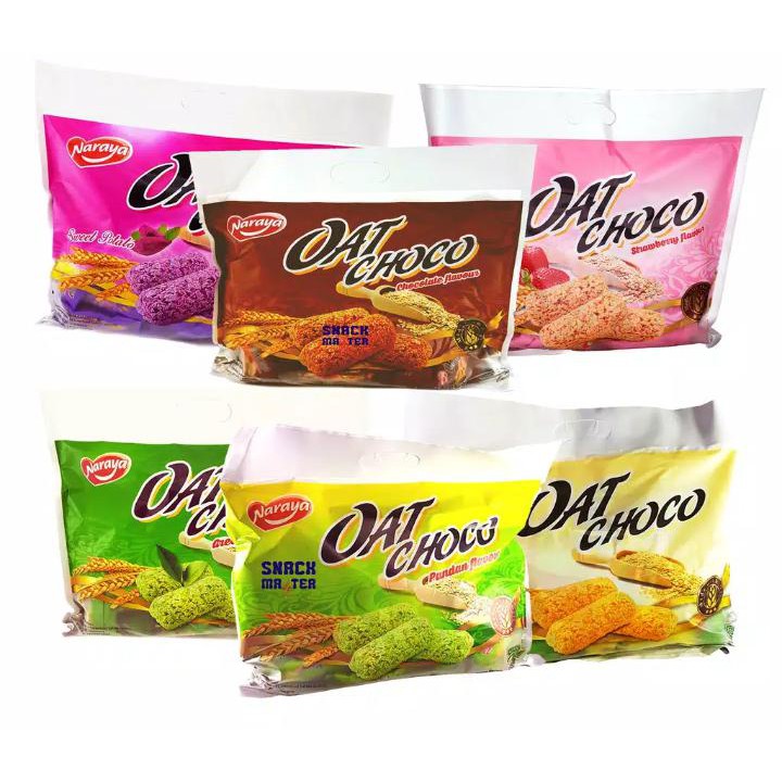 

Snack Oat Choco Naraya Isi 40 pcs/ biskuit oats