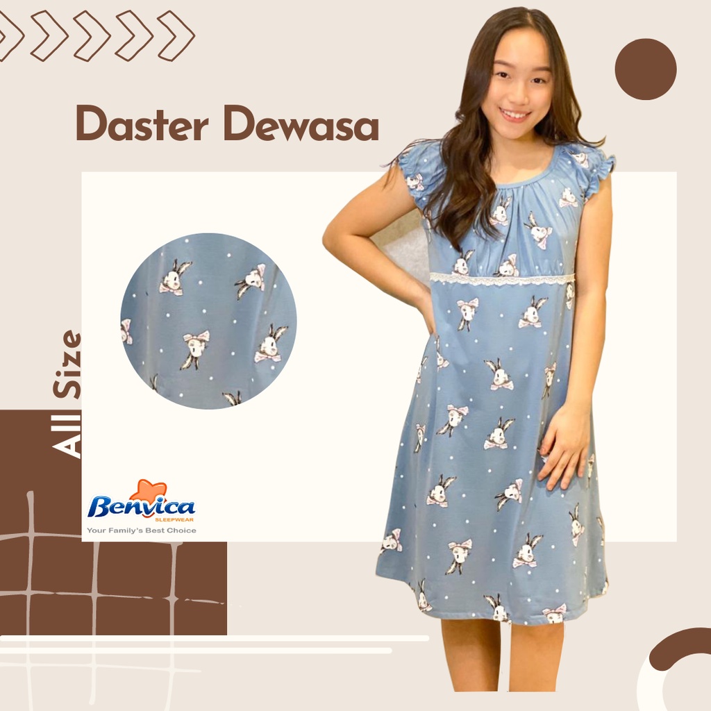 001 - BAJU TIDUR DASTER DEWASA KAOS PREMIUM SERUT GINA SECRET