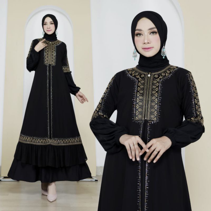 Canami GAMIS ABAYA TURKEY BORDIR BUSUI NIKITA